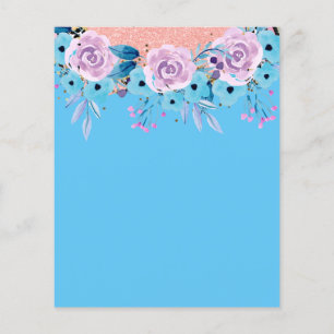 Prospectus 11,4 Cm X 14,2 Cm Design OWN Girl Party Mariage d'événement Annivers