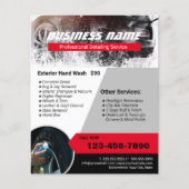 Prospectus 11,4 Cm X 14,2 Cm Détail automatique Nettoyage professionnel de lava (Devant)