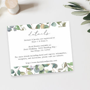 Prospectus 11,4 Cm X 14,2 Cm Détails du budget Russe Eucalyptus