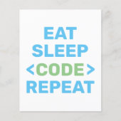 PROSPECTUS 11,4 CM X 14,2 CM DEVELOPER |PROGRAMMER | CODING  (Devant)