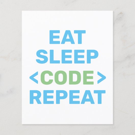 PROSPECTUS 11,4 CM X 14,2 CM DEVELOPER |PROGRAMMER | CODING (Devant)
