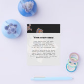 Prospectus 11,4 Cm X 14,2 Cm Dinozaur - Art fractal (Simple)