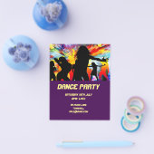 Prospectus 11,4 Cm X 14,2 Cm DJ Dance Party Discothèque discothèque (Simple)