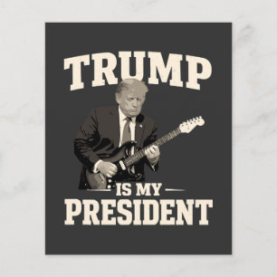 Prospectus 11,4 Cm X 14,2 Cm Donald Trump est mon président