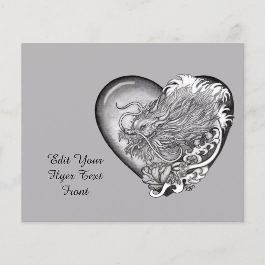 Prospectus 11,4 Cm X 14,2 Cm Dragon Heart (Devant)