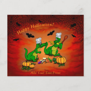 Prospectus 11,4 Cm X 14,2 Cm Dragons - Joyeux Halloween ! Aujourd'hui je cuisin