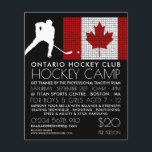 Prospectus 11,4 Cm X 14,2 Cm Drapeau canadien, Joueur de hockey, Publicité de c<br><div class="desc">Drapeau Canadien,  Joueur De Hockey,  Dépliants Publicitaires De Camp Par Le Magasin Carte de visite.</div>