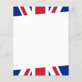 Prospectus 11,4 Cm X 14,2 Cm Drapeau du Royaume-Uni (Dos)