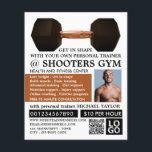 Prospectus 11,4 Cm X 14,2 Cm Dumbbell Weight, Personal trainer, Gym Advertising<br><div class="desc">Dumbbell Weight,  Personal trainer,  Gym Advertising Flyers By The Business Card Store.</div>