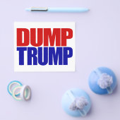 PROSPECTUS 11,4 CM X 14,2 CM "DUMP TRUMP" (Simple)