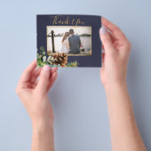 Prospectus 11,4 Cm X 14,2 Cm Dusty Blue Mariage Eucalyptus Budget vert (main)