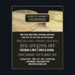 Prospectus 11,4 Cm X 14,2 Cm Écran au fromage, publicité au fromage<br><div class="desc">Écran De Fromage,  Brochures Publicitaires Cheesemonger Par Le Magasin Carte de visite.</div>