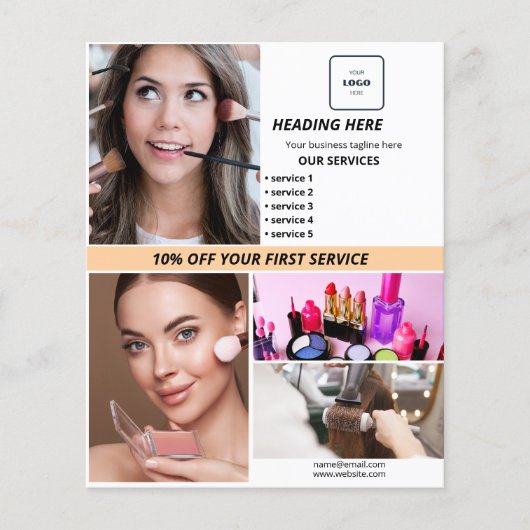 Prospectus 11,4 Cm X 14,2 Cm Edite beauty Flyer (Devant)