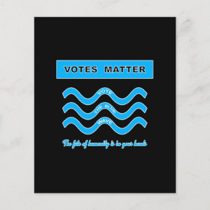 Prospectus 11,4 Cm X 14,2 Cm Élections