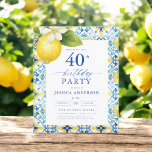 Prospectus 11,4 Cm X 14,2 Cm Élégant Floral de citron méditerranéen 40e anniver<br><div class="desc">Célébrez dans le style avec une élégante invitation à fêter un anniversaire de citron méditerranéen. Doté de citrons jaunes vibrants et d'un feuillage verdoyant, ce design évoque le charme de la Méditerranée, parfait pour un événement ensoleillé et sophistiqué. Les accents floraux complexes apportent une touche fraîche et accueillante, tandis que...</div>