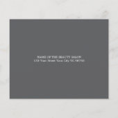 Prospectus 11,4 Cm X 14,2 Cm Elégant massage photo gris bleu (Dos)