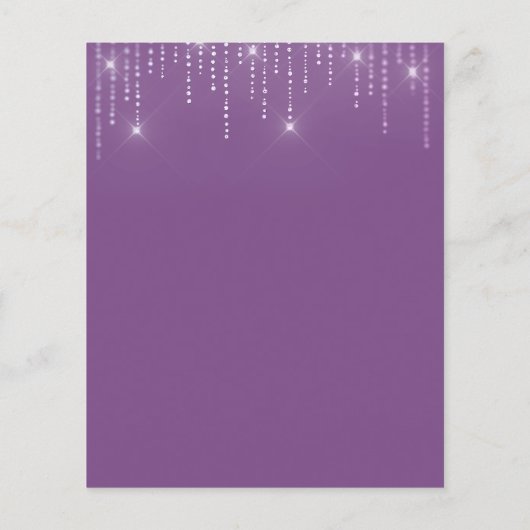 Prospectus 11,4 Cm X 14,2 Cm Elégant prospectus blanc or (Dos)