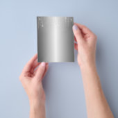 Prospectus 11,4 Cm X 14,2 Cm Elégant prospectus vierge (main)