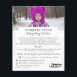 Prospectus 11,4 Cm X 14,2 Cm Enfant d'hiver, Babysitter, Garderie, Nourriture<br><div class="desc">Enfant d'hiver,  baby-sitter,  garderie,  crèche,  circulaire publicitaire par The Carte de visite Store.</div>