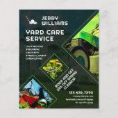 Prospectus 11,4 Cm X 14,2 Cm Entrepôt à gazon de style géométrique (Dos)