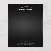 Prospectus 11,4 Cm X 14,2 Cm Entreprise automobile cool (Dos)