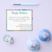 Prospectus 11,4 Cm X 14,2 Cm entreprise de conception osseuse de chien (Simple)