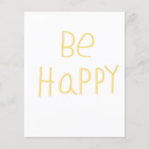 Prospectus 11,4 Cm X 14,2 Cm être heureux