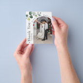 Prospectus 11,4 Cm X 14,2 Cm Eucalyptus Mariage Budget Cartes de remerciements (main)