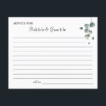 Prospectus 11,4 Cm X 14,2 Cm Eucalyptus verdure Mariage Conseil carte douche<br><div class="desc">Ajoutez vos informations et pour une personnalisation plus poussée,  cliquez sur le lien "cliquez pour customiser plus loin". ~ Vérifier la collection pour les jeux,  les invitations,  les signes et plus ~</div>
