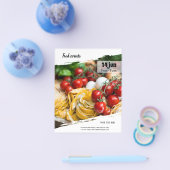 Prospectus 11,4 Cm X 14,2 Cm Événement alimentaire (Simple)