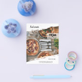 Prospectus 11,4 Cm X 14,2 Cm Événement alimentaire (Simple)