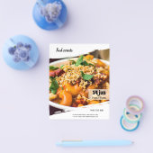 Prospectus 11,4 Cm X 14,2 Cm Événement alimentaire (Simple)