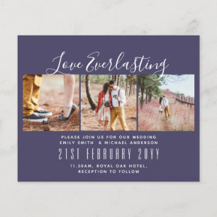 Prospectus 11,4 Cm X 14,2 Cm Everduring Love PHOTO COLLAGE Mariage Événement In