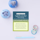 Prospectus 11,4 Cm X 14,2 Cm Exemple de circulaire d'affaires (Simple)