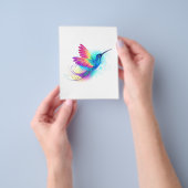 Prospectus 11,4 Cm X 14,2 Cm Exotic Rainbow Hummingbird (main)