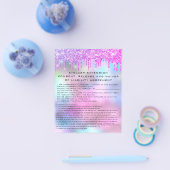 Prospectus 11,4 Cm X 14,2 Cm EYELASH EXTENSION RELEASE WAIVER Holograph Drivers (Simple)