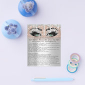 Prospectus 11,4 Cm X 14,2 Cm EYELASH EXTENSION RELEVER WAIVER Green Eye (Simple)