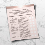 Prospectus 11,4 Cm X 14,2 Cm Eyelash Salon Responsabilité Renonciation Rose Gol<br><div class="desc">Prolongation Eyelash Responsabilité Renonciation & Formulaire de libération Rose Gold Border Flyers.</div>