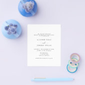 Prospectus 11,4 Cm X 14,2 Cm Faire-part de mariage budgétaire (Simple)