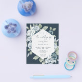Prospectus 11,4 Cm X 14,2 Cm Faire-part de mariage budgétaire | Flyer (Simple)