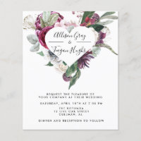 Faire-part de mariage budgétaire | Laural