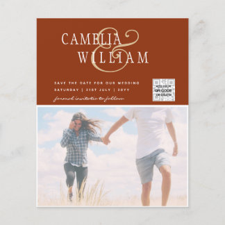 Prospectus 11,4 Cm X 14,2 Cm FAIRE-PART DE MARIAGE photo BUDGET Date d'enregist