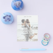 Prospectus 11,4 Cm X 14,2 Cm Faire-part de mariage photo budgétaire (Simple)