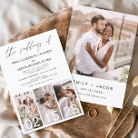Prospectus 11,4 Cm X 14,2 Cm Faire-part de mariage photo noir et blanc Budget<br><div class="desc">Célébrez votre histoire d'amour avec notre Faire-part de mariage photo Budget noir et blanc. Cette invitation élégante et abordable capture la beauté intemporelle de votre romance en noir et blanc classique. Conçu pour convenir à n'importe quel budget, cette invitation ne compromet pas le style. La simplicité du noir et du...</div>