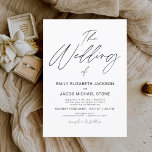 Prospectus 11,4 Cm X 14,2 Cm Faire-part de mariage photo noir et blanc Budget<br><div class="desc">Célébrez votre histoire d'amour avec notre Faire-part de mariage photo Budget noir et blanc. Cette invitation élégante et abordable capture la beauté intemporelle de votre romance en noir et blanc classique. Conçu pour convenir à n'importe quel budget, cette invitation ne compromet pas le style. La simplicité du noir et du...</div>
