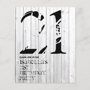 Prospectus 11,4 Cm X 14,2 Cm Faire part de naissance à typographie de surfeur r