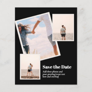 Prospectus 11,4 Cm X 14,2 Cm Faire-part de sauvegarde de date de photo moderne 