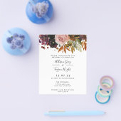 Prospectus 11,4 Cm X 14,2 Cm Fall Wedding Invitation | Budget Flyer (Simple)