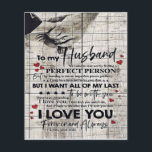 Prospectus 11,4 Cm X 14,2 Cm Father Birthday Gift | Letter To My Husband<br><div class="desc">It's a personalized perfect gift for him, your dad, your husband, your boyfriend. It's ideal gifts for all seasons. These products are great for a picnic at the park, snuggling, relaxing on the sofa, wall decoration for home or as a stylish bedspread. Festival gift; Holiday gift St, Mother's Day, Father's...</div>