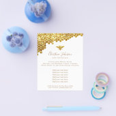 Prospectus 11,4 Cm X 14,2 Cm faux glitter bee honeycomb (Simple)